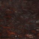 Mesa de centro de madera de teca en color marrón envejecido – detalle