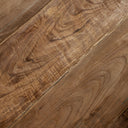 Mesa de centro de madera de teca en color marrón natural – detalle
