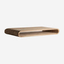 Mesa de centro de madera de teca reciclada en color marrón natural 160 x 80 x 30 cm