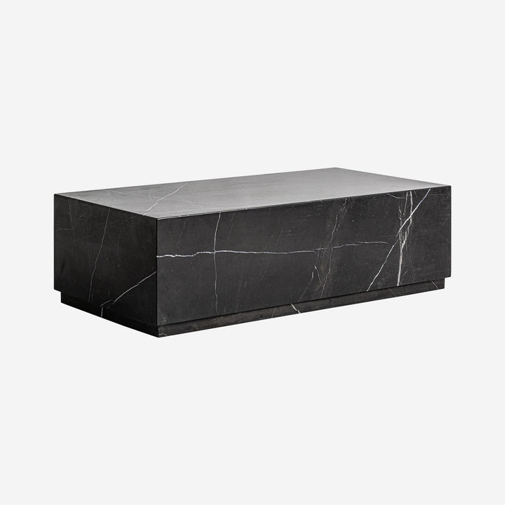 Mesa de centro de mármol en color negro