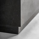 Mesa de centro de mármol en color negro – detalle