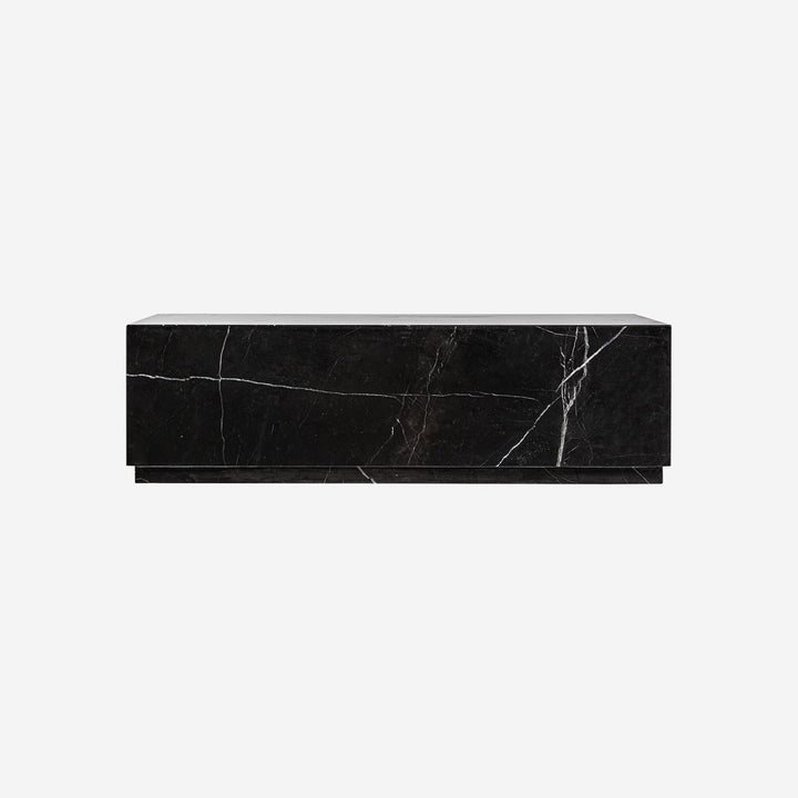 Mesa de centro de mármol en color negro