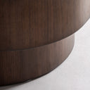 Mesa de centro de mármol sintético y madera contrachapada – detalle
