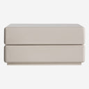 Mesa de centro de MDF en color blanco roto
