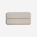 Mesa de centro de MDF en color blanco roto