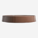 Mesa de centro de MDF en color marrón brillo