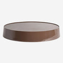 Mesa de centro de MDF en color marrón brillo