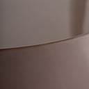 Mesa de centro de MDF en color marrón brillo – detalle