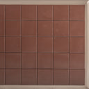 Mesa de centro de MDF y cerámica en color beige – detalle