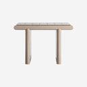 Mesa de centro de MDF y cerámica en color beige