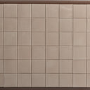 Mesa de centro de MDF y cerámica en color marrón – detalle