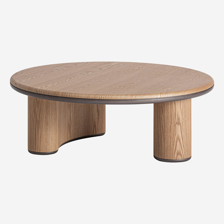 Mesa de centro de MDF y madera contrachapada en color marrón claro