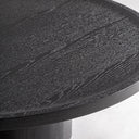 Mesa de centro de MDF y madera contrachapada en color negro – detalle