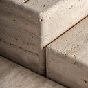 Mesa de centro de travertino – detalle
