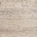 Mesa de centro de travertino en color beige 80 x 36 cm – detalle