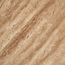 Mesa de centro de travertino en color beige 96 x 56 x 30 cm – detalle