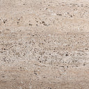 Mesa de centro de travertino en color beige mate – detalle