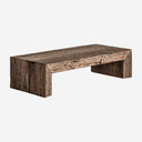 Mesa de centro en color marrón envejecido – 160 x 70 x 40 cm / Madera recuperada