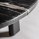 Mesa de centro en color negro 100 x 34 cm – detalle