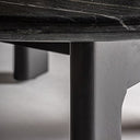 Mesa de centro en color negro 100 x 34 cm – detalle