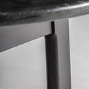 Mesa de centro en color negro 100 x 34 cm – detalle