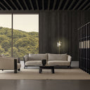 Mesa de centro en color negro 100 x 34 cm – detalle