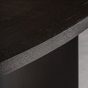 Mesa de comedor de chapa de roble y madera contrachapada en color marrón – detalle