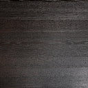 Mesa de comedor de chapa de roble y madera contrachapada en color marrón – detalle