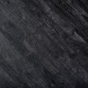 Mesa de comedor de madera de acacia en color negro – detalle