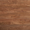 Mesa de comedor de madera de acacia y hierro en color marrón – detalle