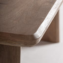 Mesa de comedor de madera de mango en color marrón 240 x 105 x 75 cm – detalle