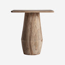 Mesa de comedor de madera de mango en color marrón 70 x 77 cm