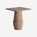 Mesa de comedor de madera de mango en color marrón 70 x 77 cm