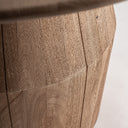 Mesa de comedor de madera de mango en color marrón claro 130 x 75 cm – detalle