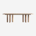 Mesa de comedor de madera de mango en color marrón claro 250 x 110 x 76 cm