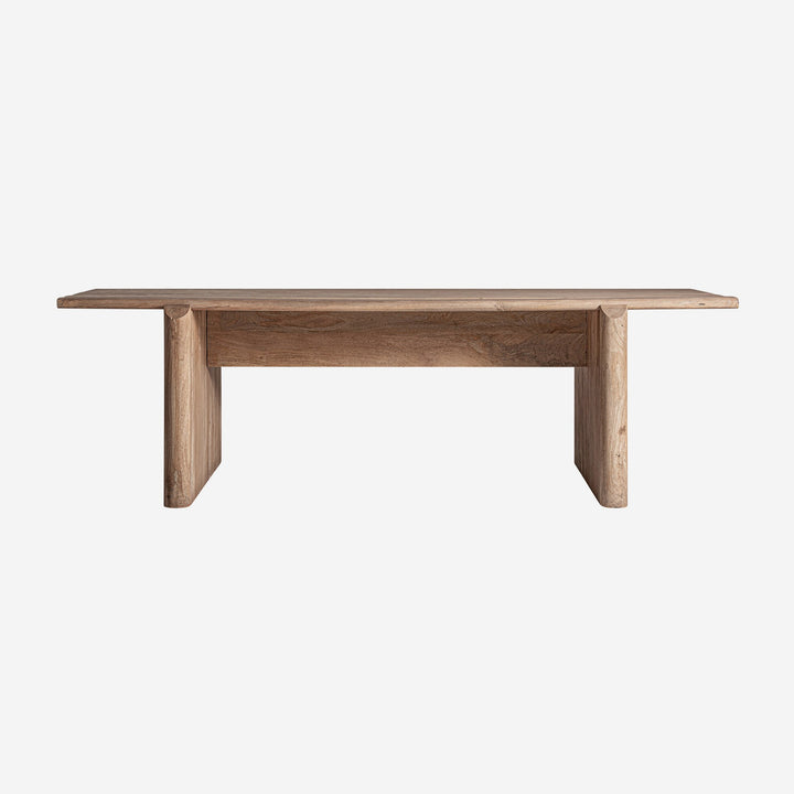 Mesa de comedor de madera de mango en color marrón claro 250 x 112 x 76 cm