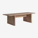 Mesa de comedor de madera de mango en color marrón claro 250 x 112 x 76 cm