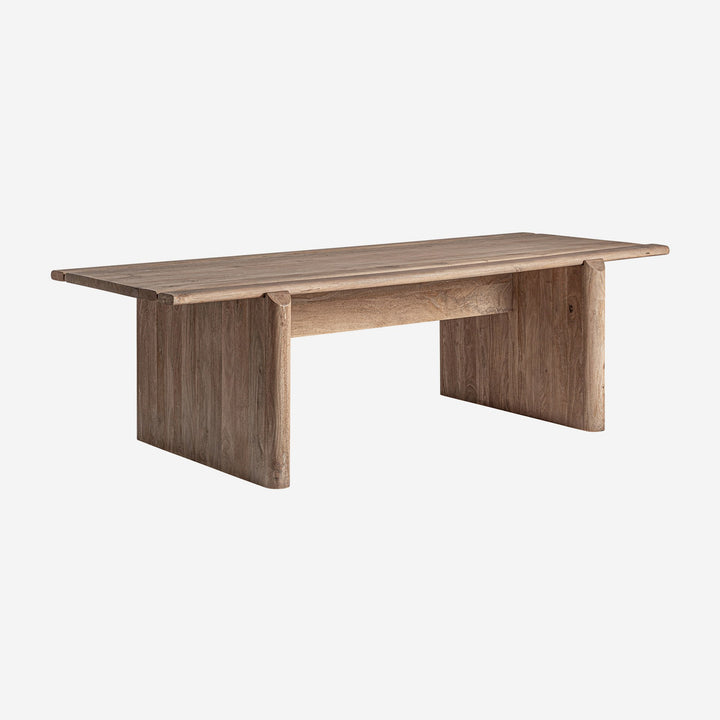 Mesa de comedor de madera de mango en color marrón claro 250 x 112 x 76 cm