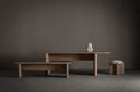 Mesa de comedor de madera de mango en color marrón claro 250 x 112 x 76 cm – detalle
