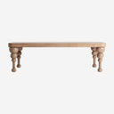 Mesa de comedor de madera de mango en color marrón claro 250 x 120 x 75 cm