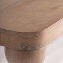 Mesa de comedor de madera de mango en color marrón claro 250 x 120 x 75 cm – detalle