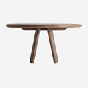 Mesa de comedor de madera de mango en color marrón natural