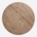 Mesa de comedor de madera de mango en color marrón natural