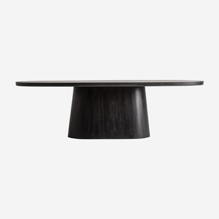 Mesa de comedor de madera de mango en color negro 250 x 105 x 75 cm