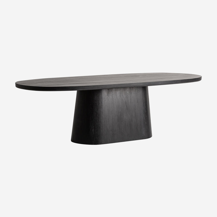 Mesa de comedor de madera de mango en color negro 250 x 105 x 75 cm