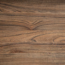 Mesa de comedor de madera de olmo en color marrón – detalle