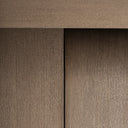 Mesa de comedor de madera de roble en color marrón 220 x 110 x 76 cm – detalle