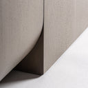 Mesa de comedor de madera de roble en color marrón 220 x 110 x 76 cm – detalle