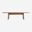 Mesa de comedor de madera de roble en color marrón 280 x 105 x 76 cm