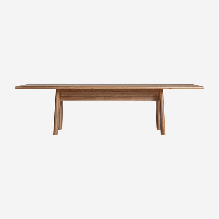 Mesa de comedor de madera de roble en color marrón 280 x 105 x 76 cm